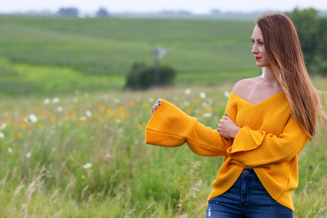 for the love of glitter, bell sleeve top, off the shoulder top, fall style, women's fashion