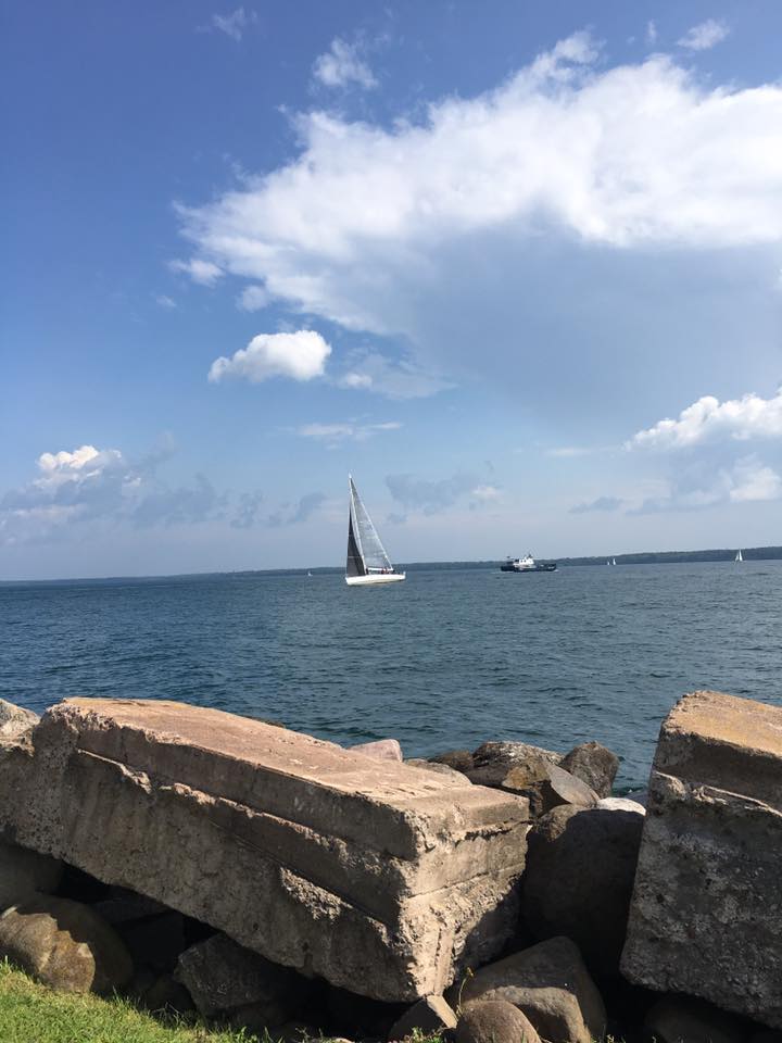 for the love of glitter, Lake Superior, sail boat, Wisconsin