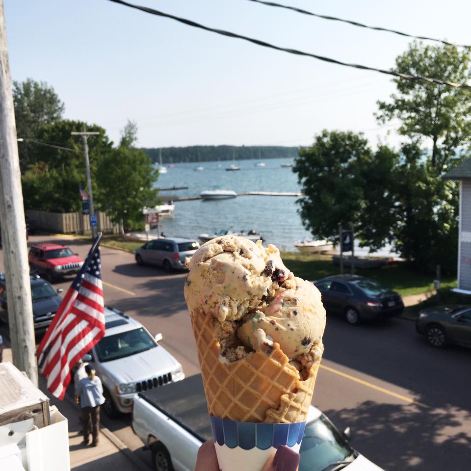 Madeline Island, Wisconsin, Apostle Islands, Grampa Tony's ice cream