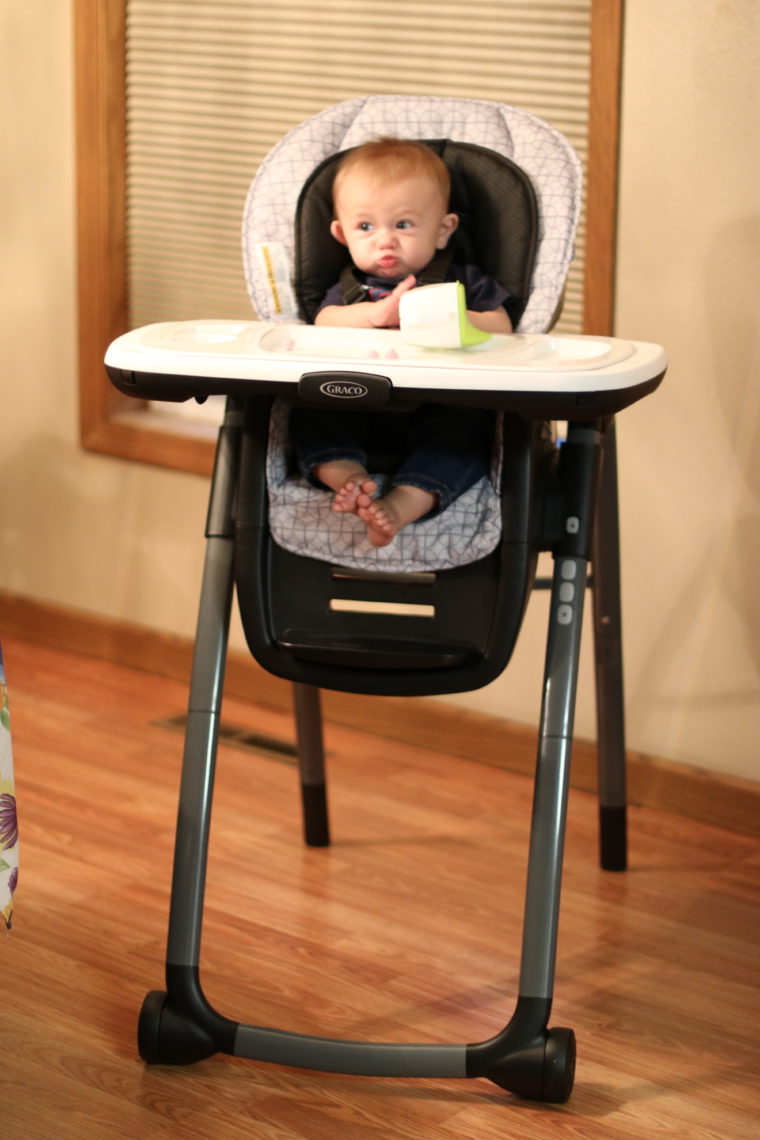 for the love of glitter, baby highchair, Graco highchair