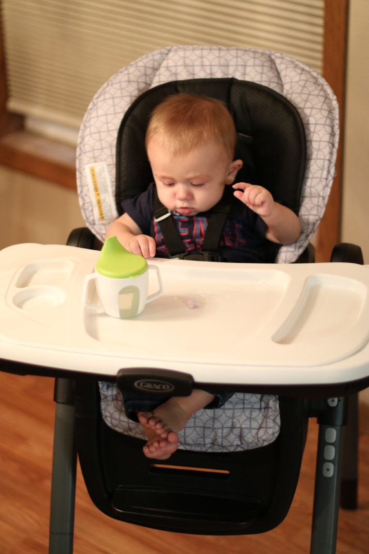 for the love of glitter, baby highchair, Graco highchair