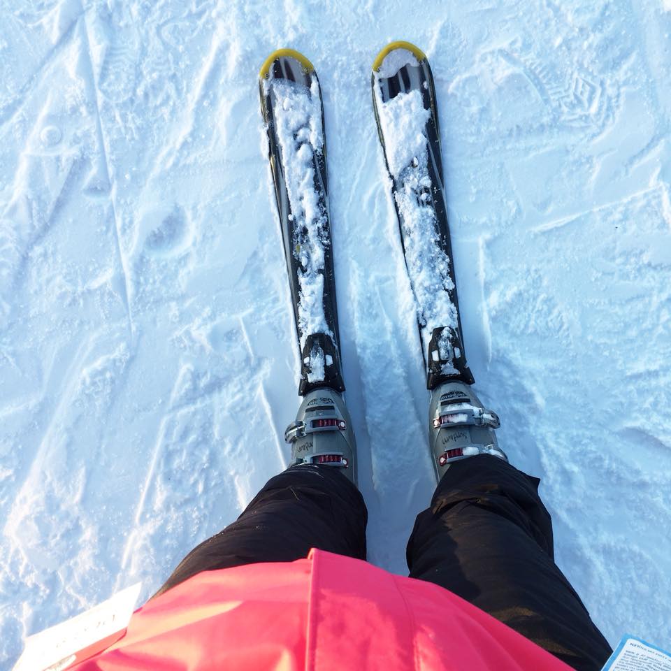 skiing, skies, snow