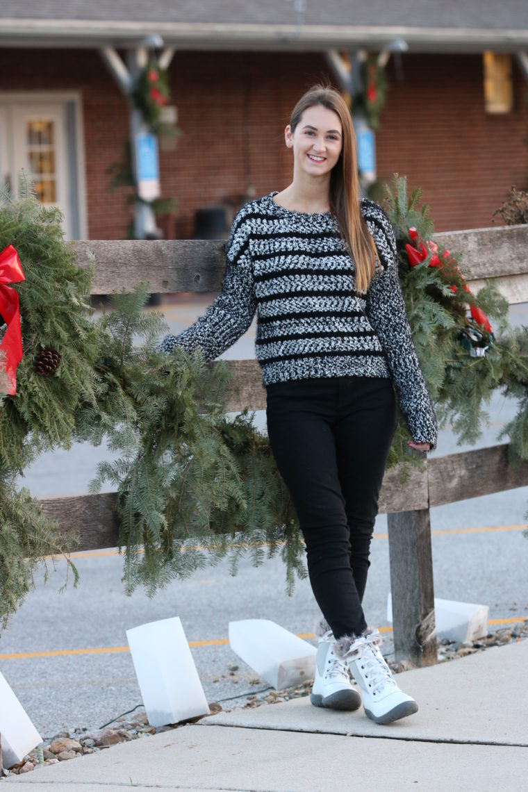 for the love of glitter, fuzzy sweater, winter style