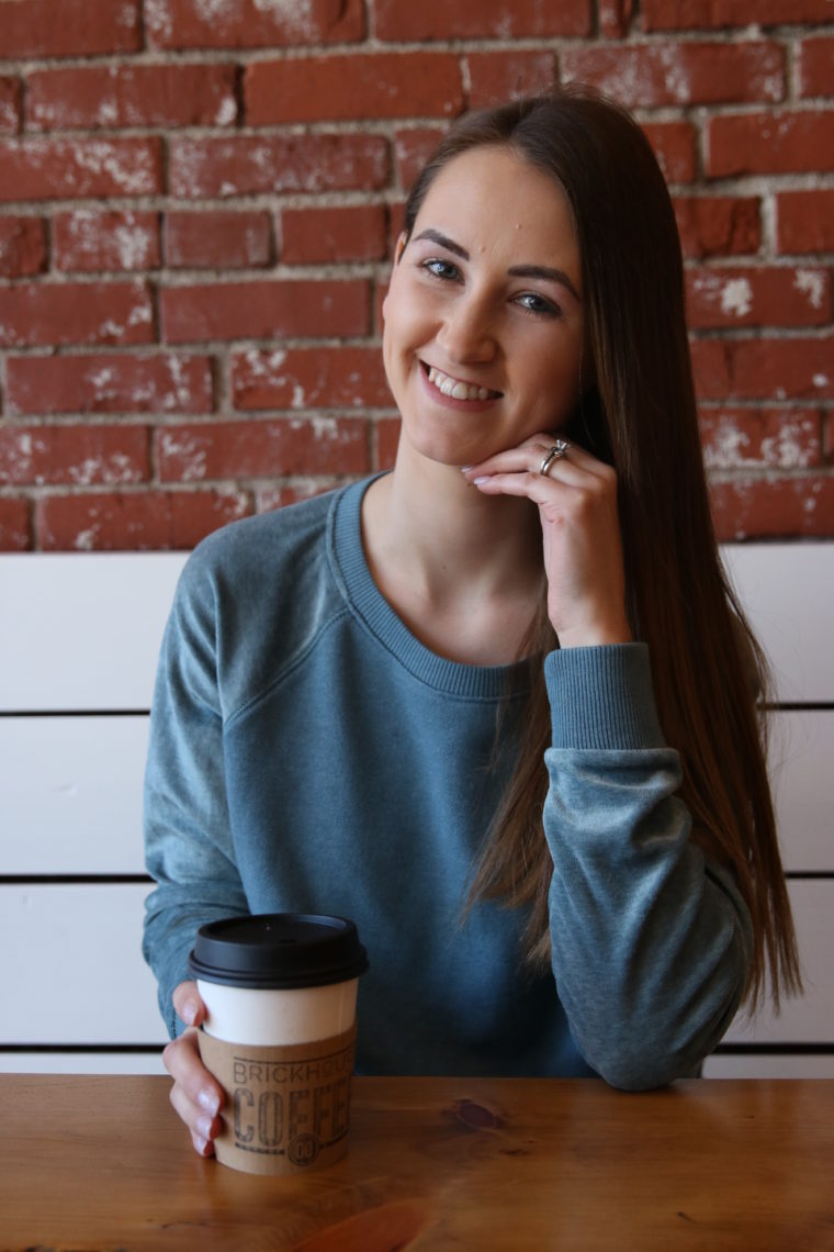 Brickhouse Coffee Co., velvet sweatshirt, coffee shop