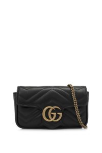 mini black Gucci bag, black Gucci bag, designer handbag