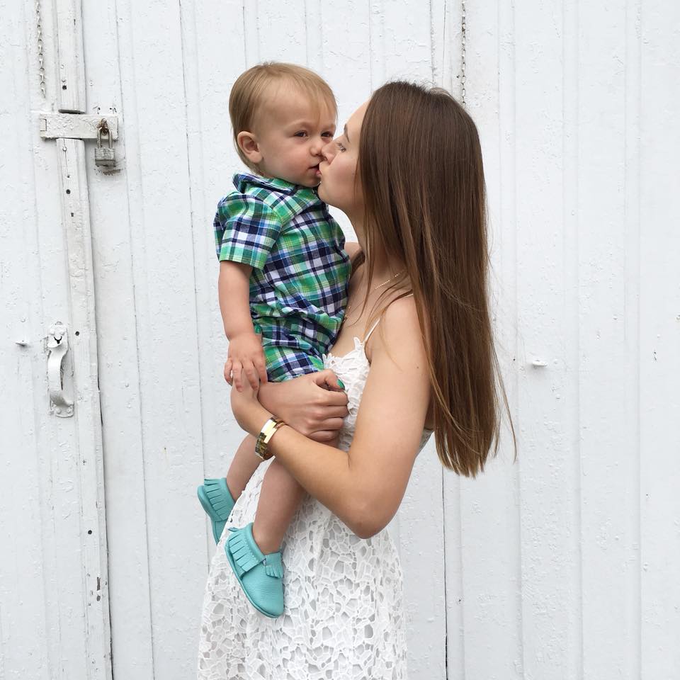 white lace midi dress, Mother's Day, Freshly Picked moccasins 