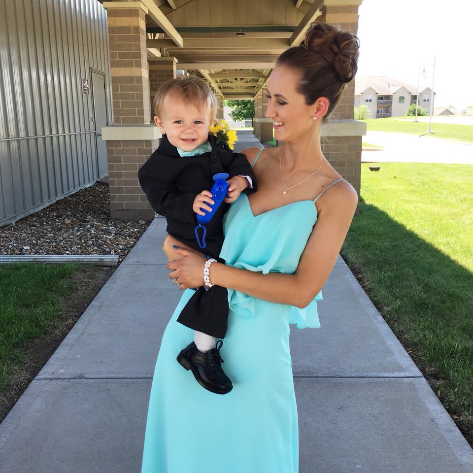 summer wedding, toddler in suit, mint bridesmaid dress
