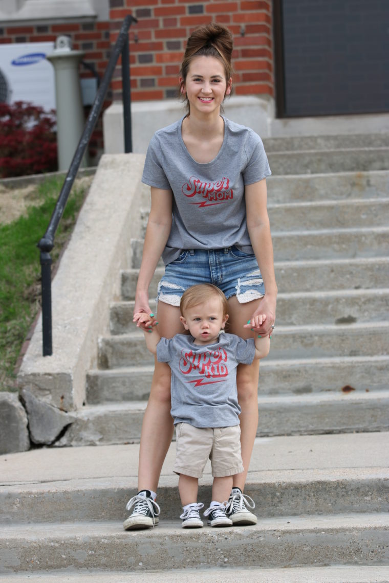 10 Ways To Be A Super Mom, mommy & me matching tees
