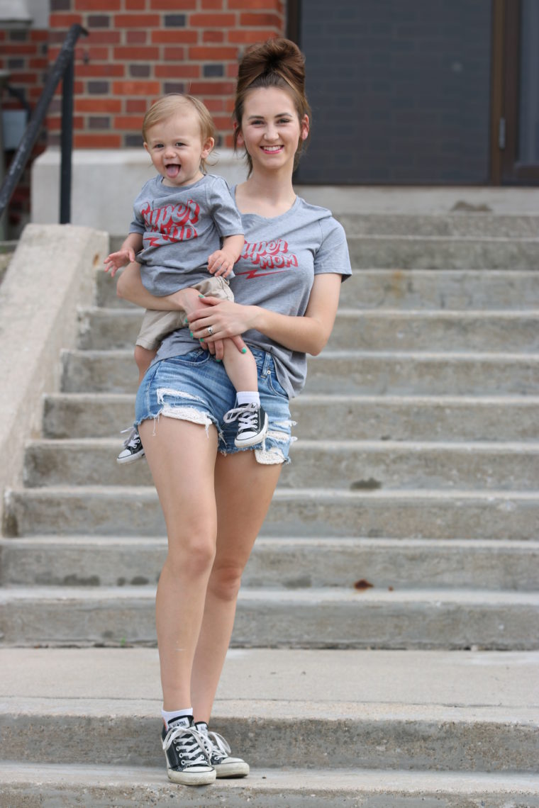 10 Ways To Be A Super Mom, mommy and me matching tees