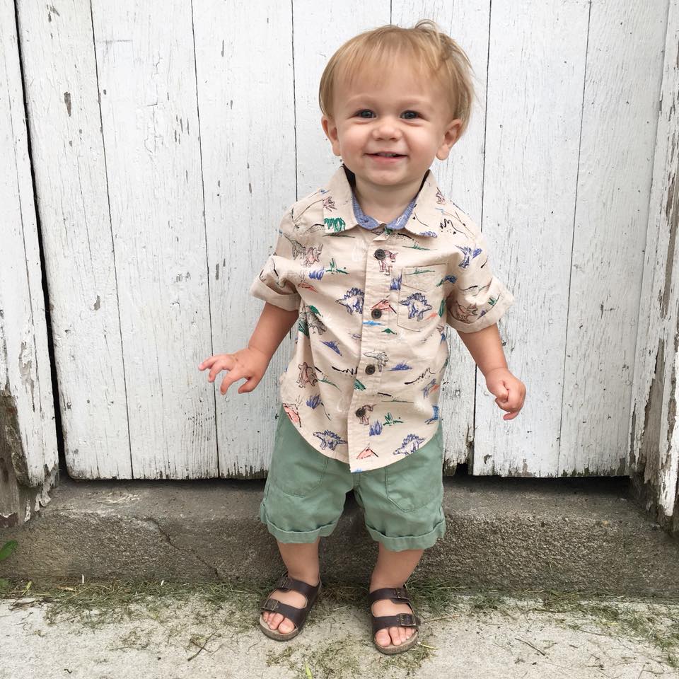 dinosaur shirt, toddler boy style