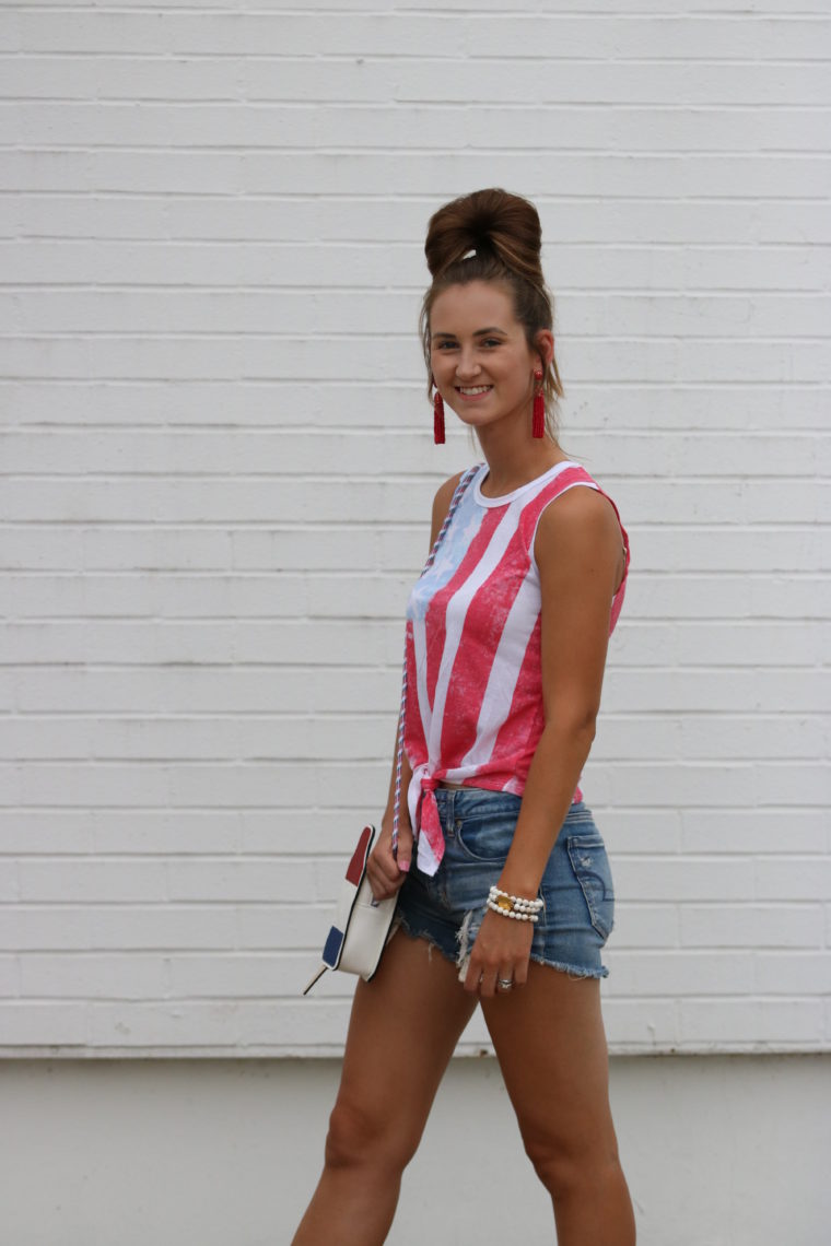 American flag tank, 4th of July style