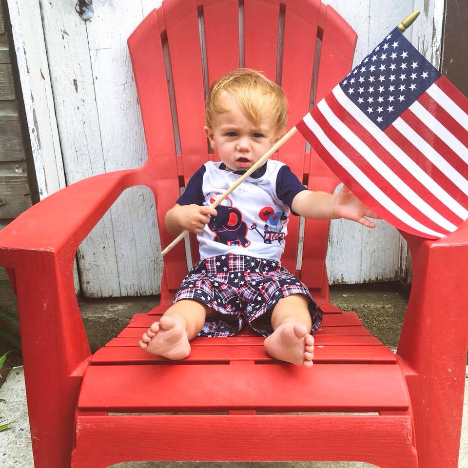 4th of July, toddler boy style. fest style
