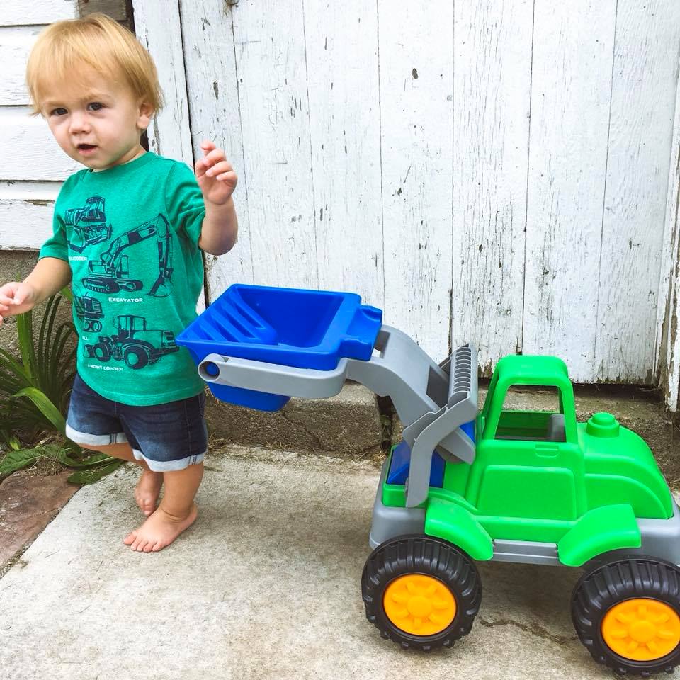 tractor shirt, green tractor, toddler style