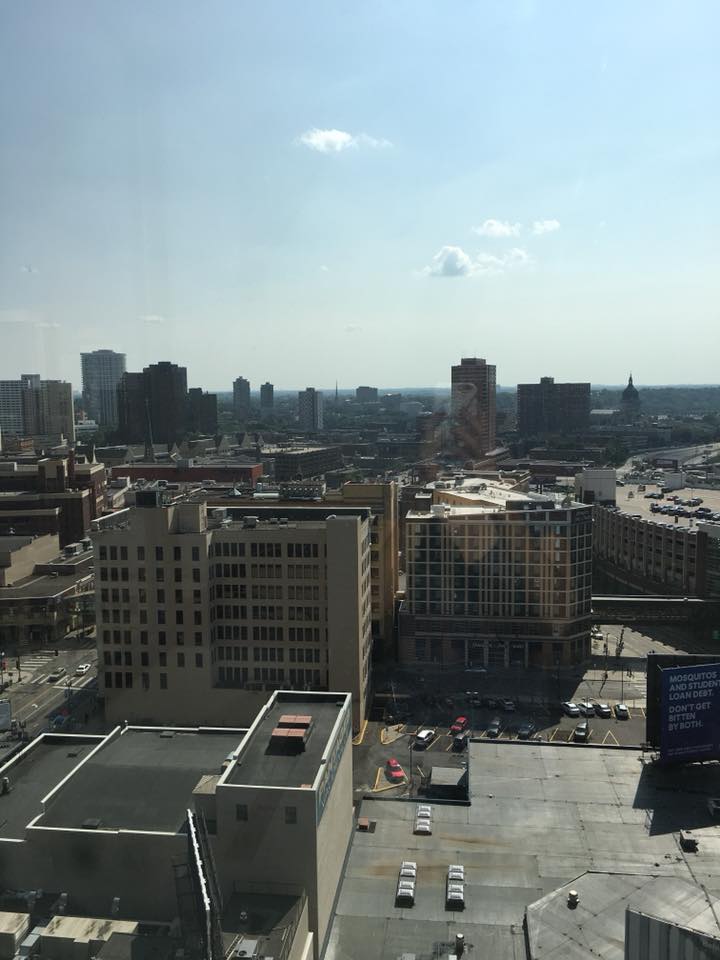 Loews Minneapolis Hotel review, hotel room views, Minneapolis, Minnesota