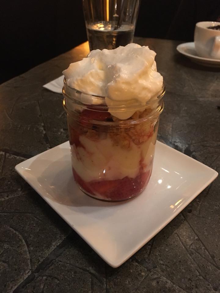 Releve Restaurant, Loews Minneapolis Hotel, Strawberry Shortcake Parfait