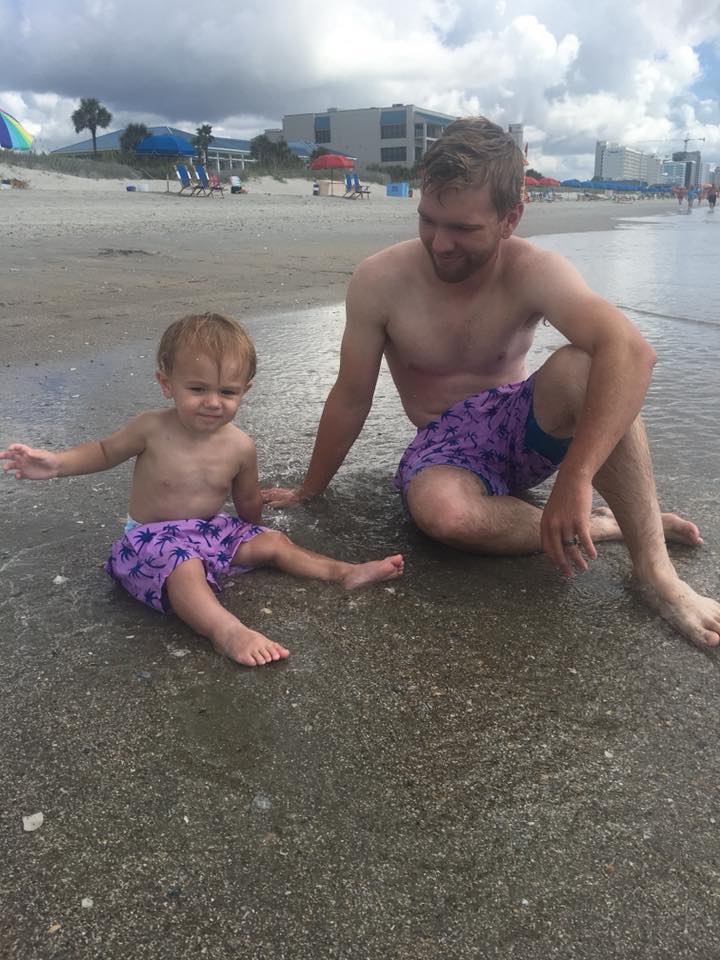 Myrtle Beach Travel Guide, matching outfit, dad & son, family vacation
