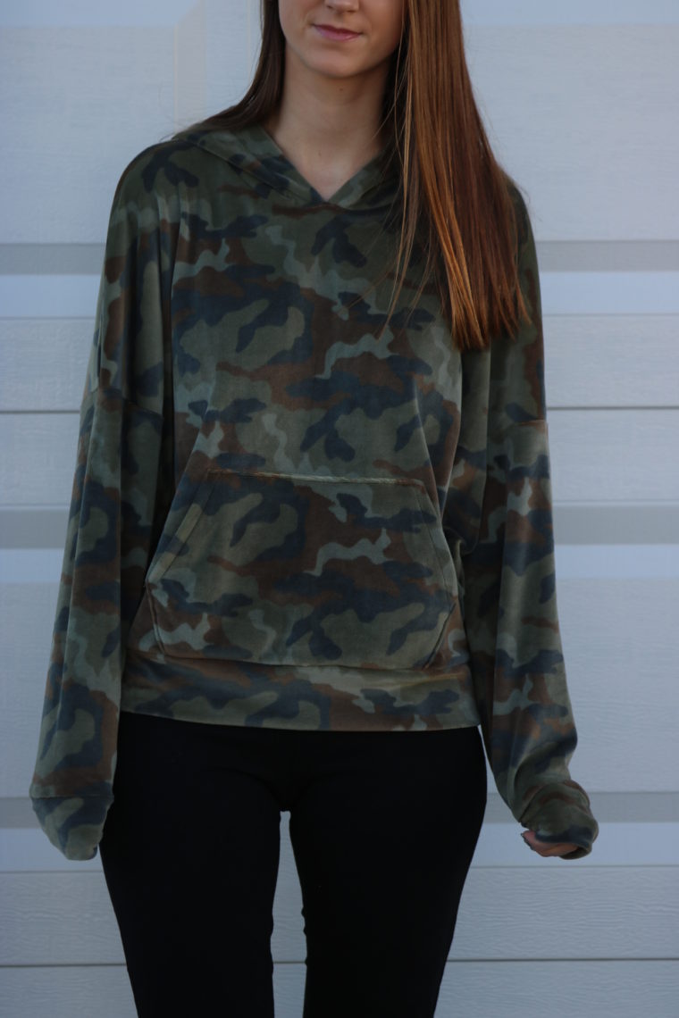 camo pullover, camo hoodie, comfy style