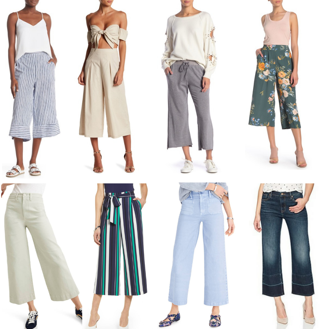 wide leg cropped pants, cropped pants, cropped jeans