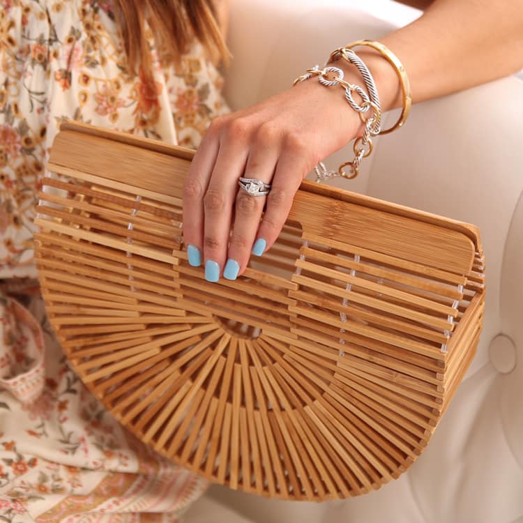 Cult Gaia bag, basket bag