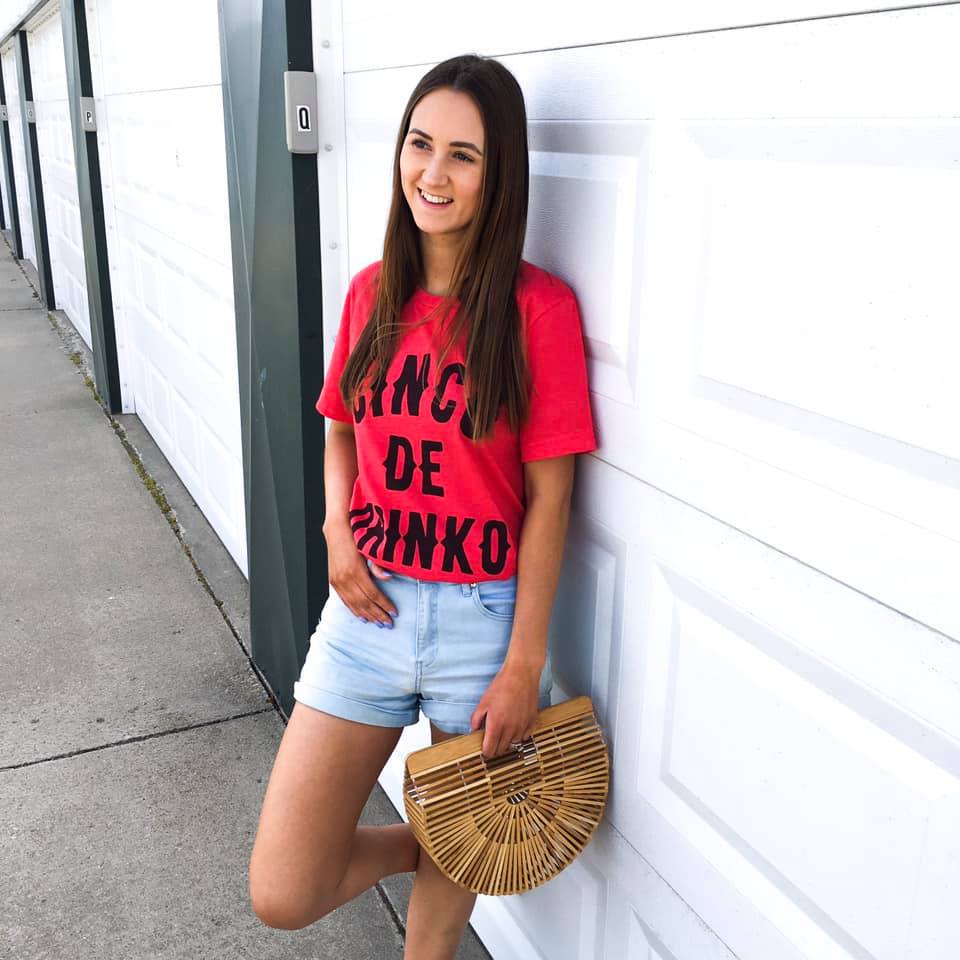 Cindo De Mayo shirt, Cinco De Mayo outfit, basket bag