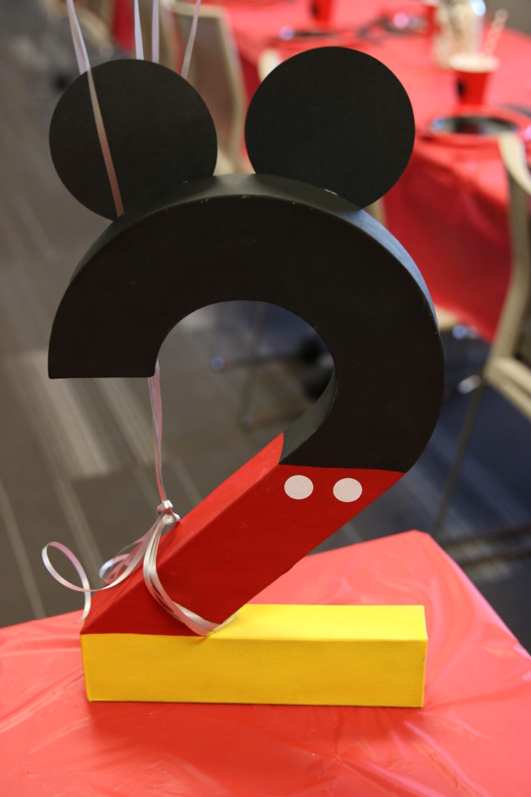Mickey Mouse Birthday party, second birthday