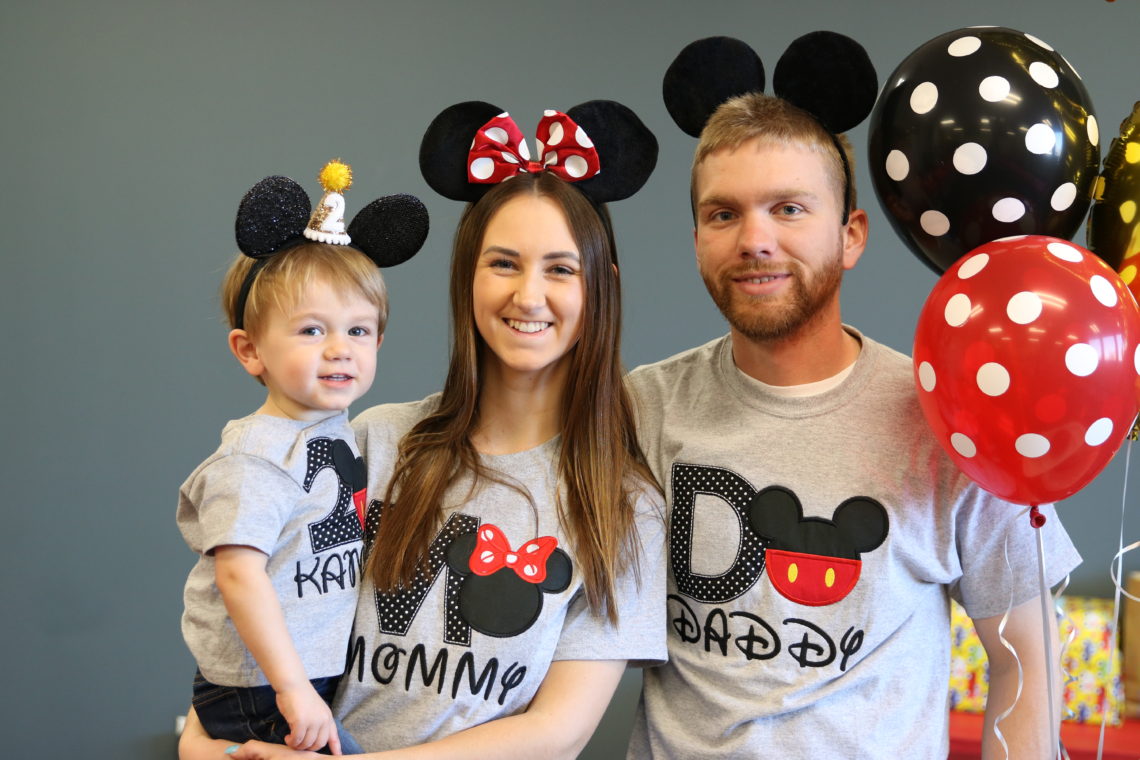 Mickey Mouse Birthday, Mickey Mouse matching shirts