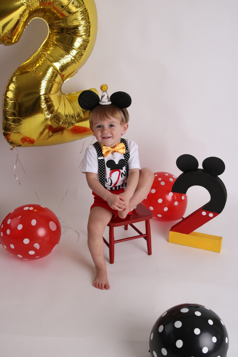 Mickey Mouse Birthday Photo Shoot, Mickey Mouse