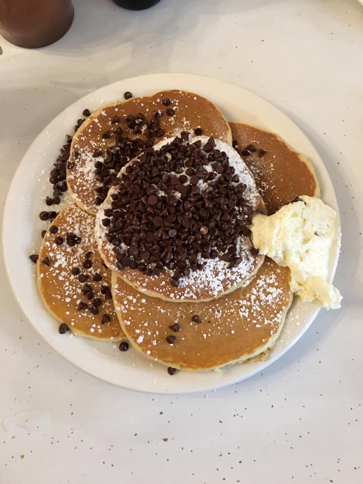 Pancake Pantry, chocolate chip pancakes