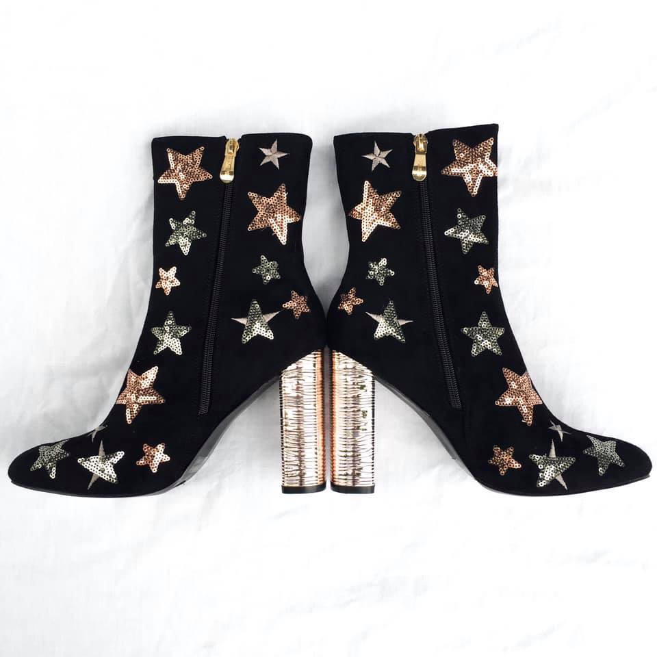 star booties, Amazon booties, fall booties