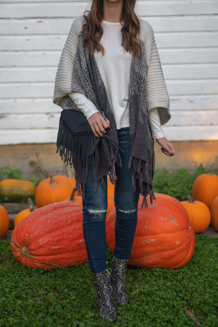 snakeskin booties, tassel bag, for the love of glitter