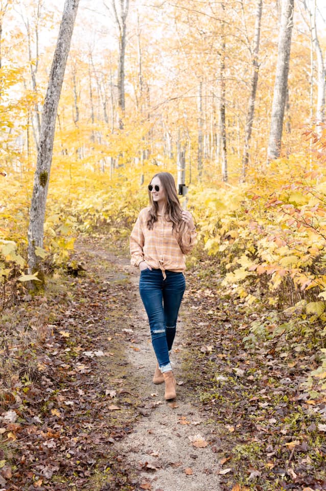 Styling This Plaid Top On The Blog Today