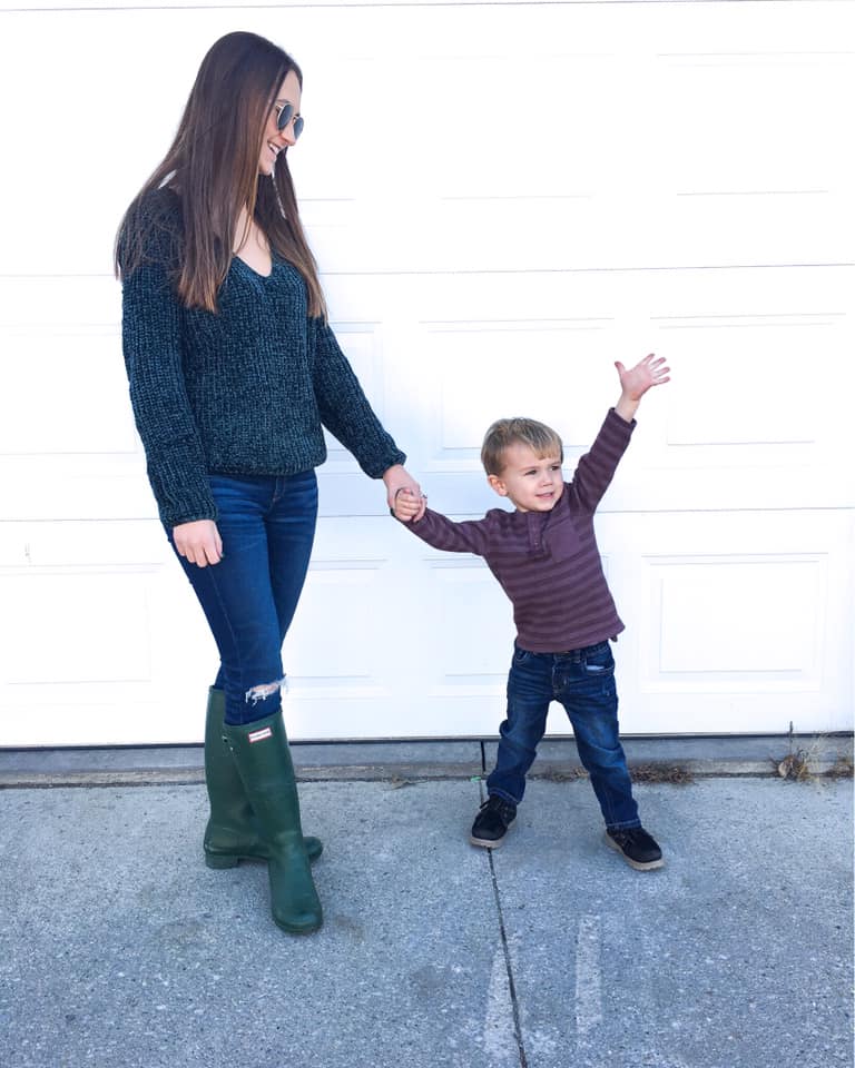 Hunter boots, mommy and me, toddler boy style