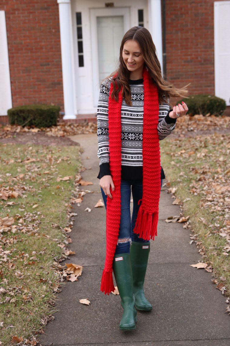 holiday style, holiday sweater, winter style