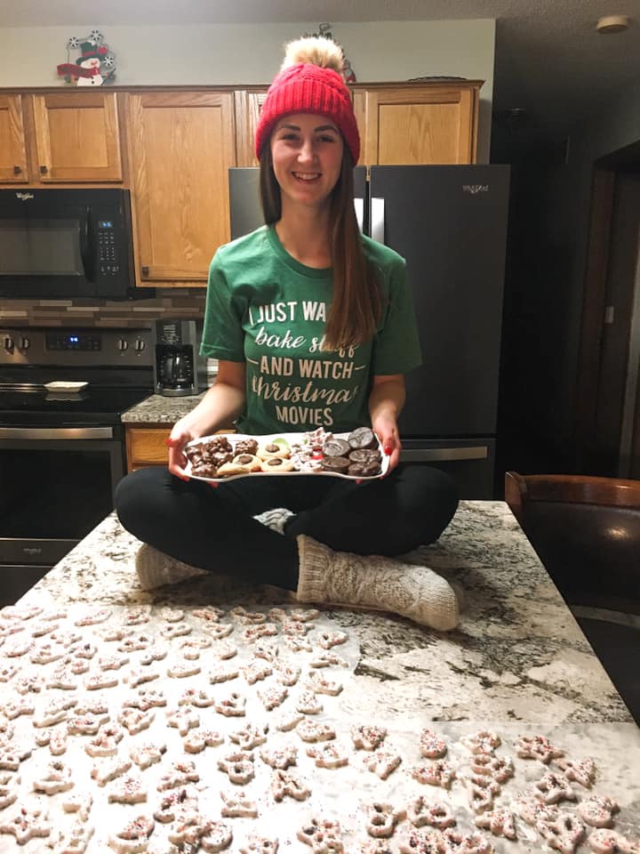 cable knit socks, pom pom beanie, Christmas traditions