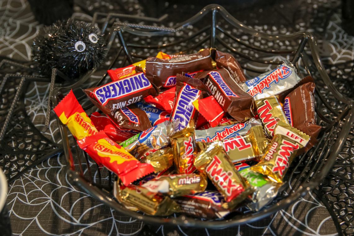 Halloween candy. candy, trick-or-treat