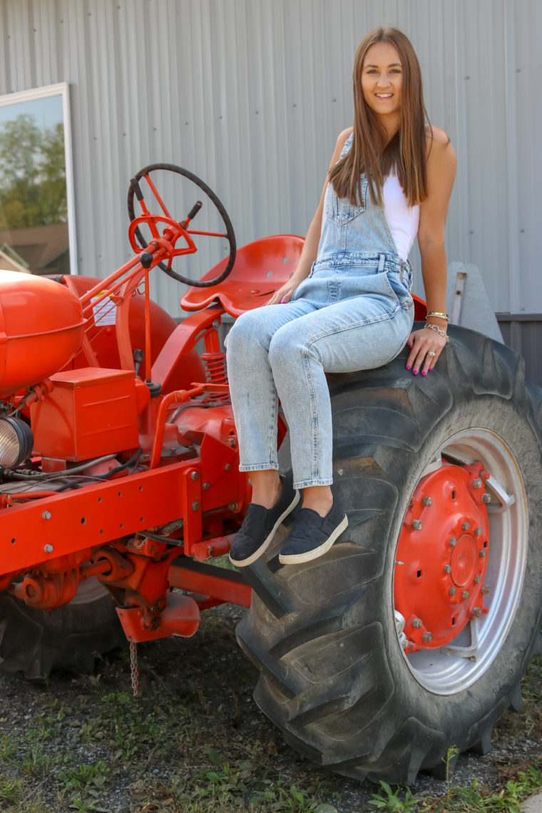 jean overalls, fall look 