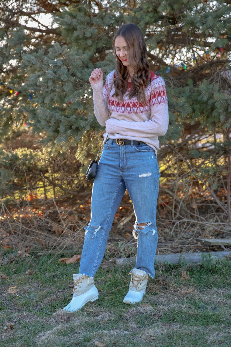 fair isle sweater, Christmas sweater