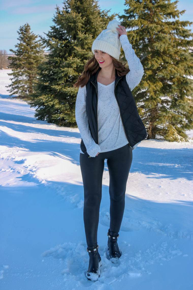 Spanx leggings, winter style