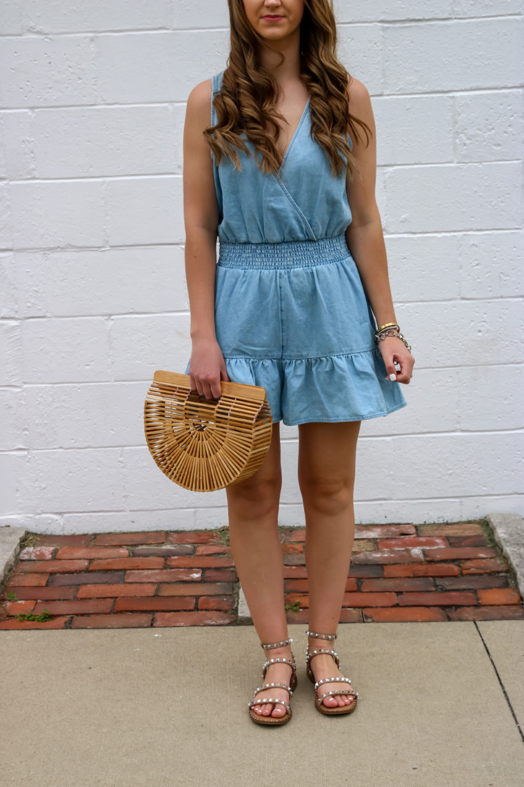 spring outfit, romper