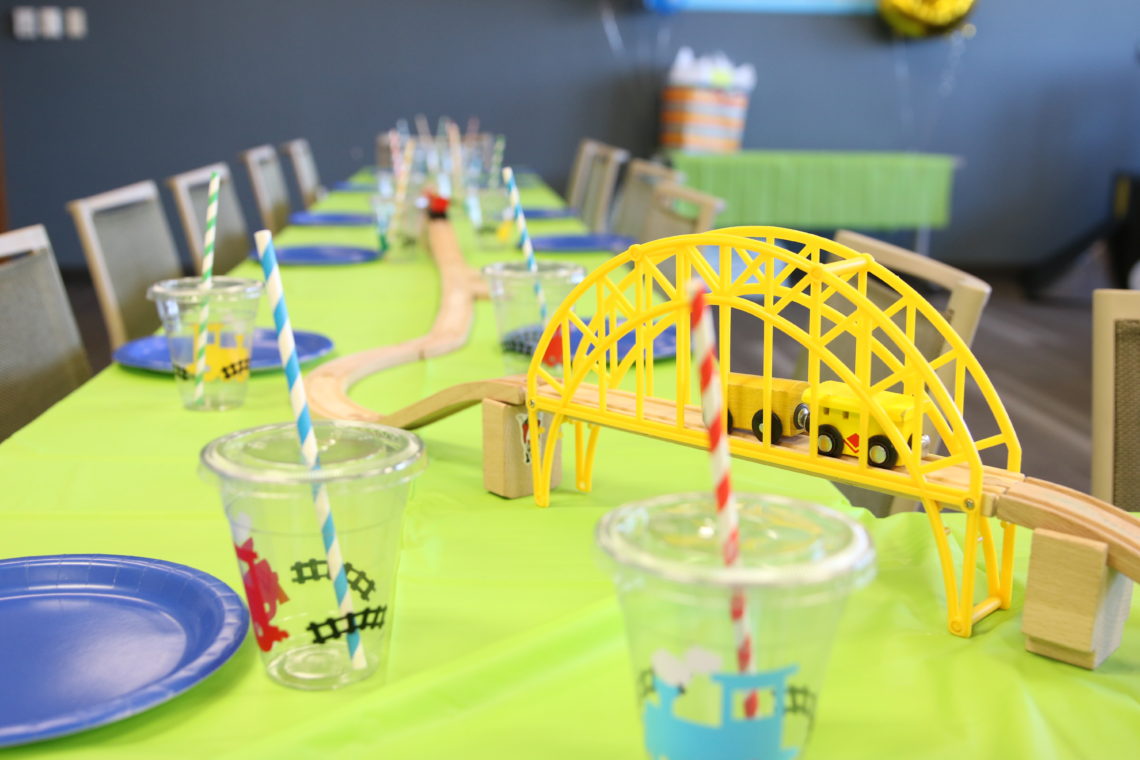 Kamden's Train Birthday Party