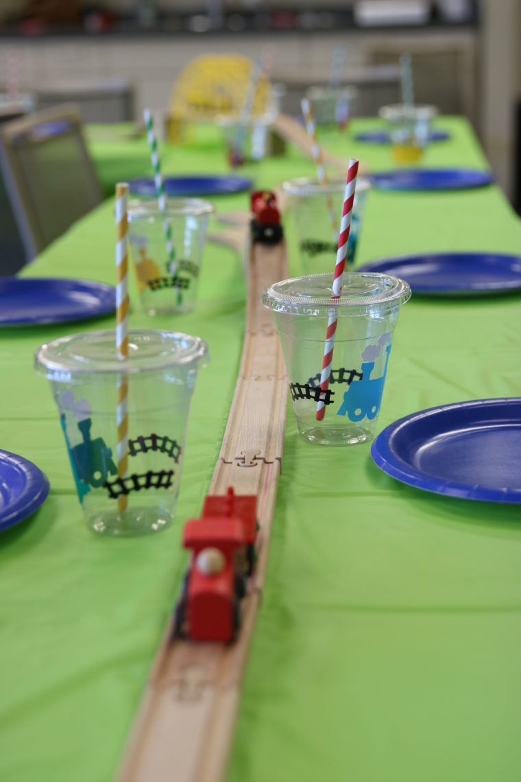 Kamden's Train Birthday Party