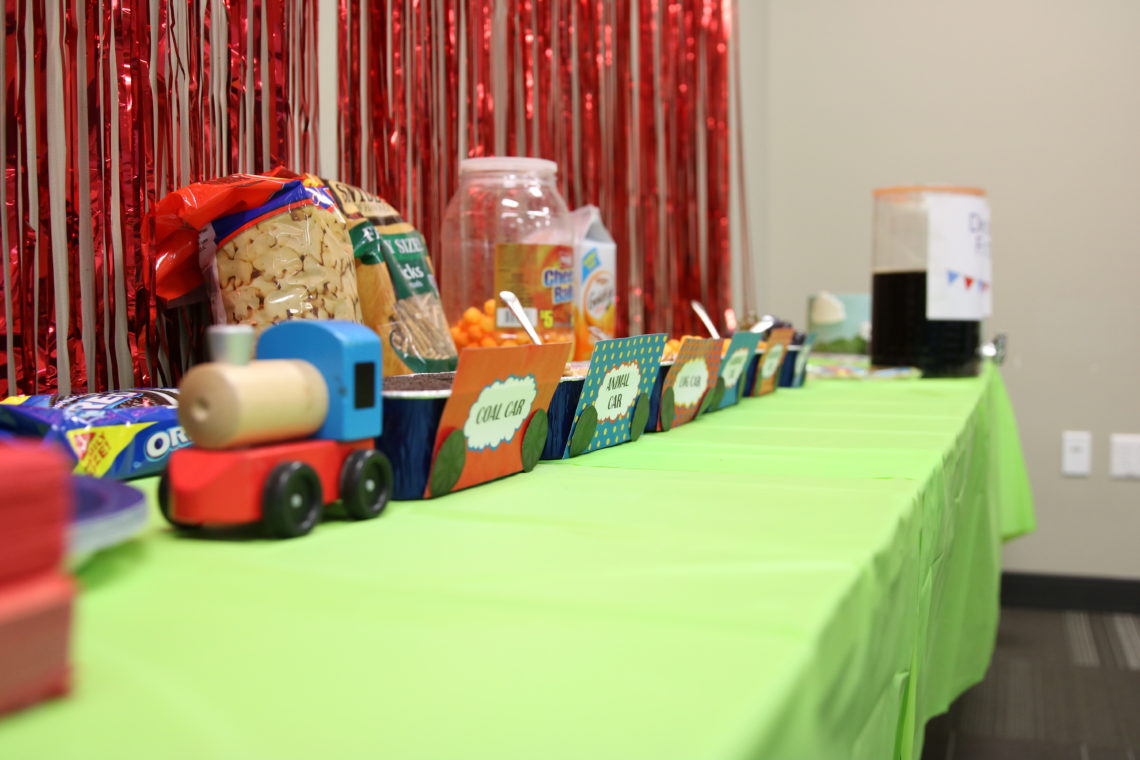 Kamden's Train Birthday Party
