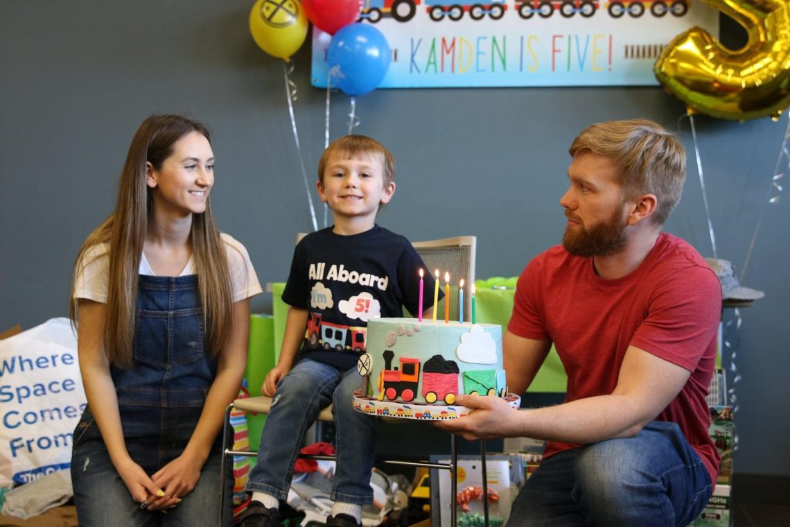 Kamden's Train Birthday Party