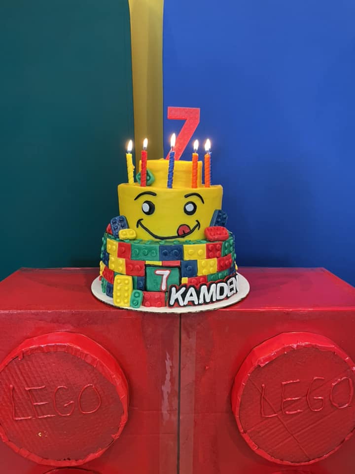 LEGO birthday cake