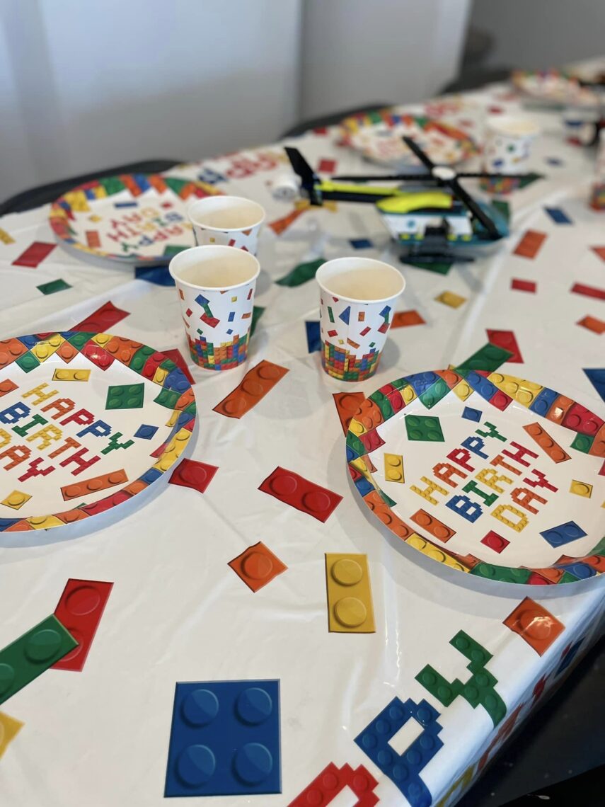 LEGO table decorations