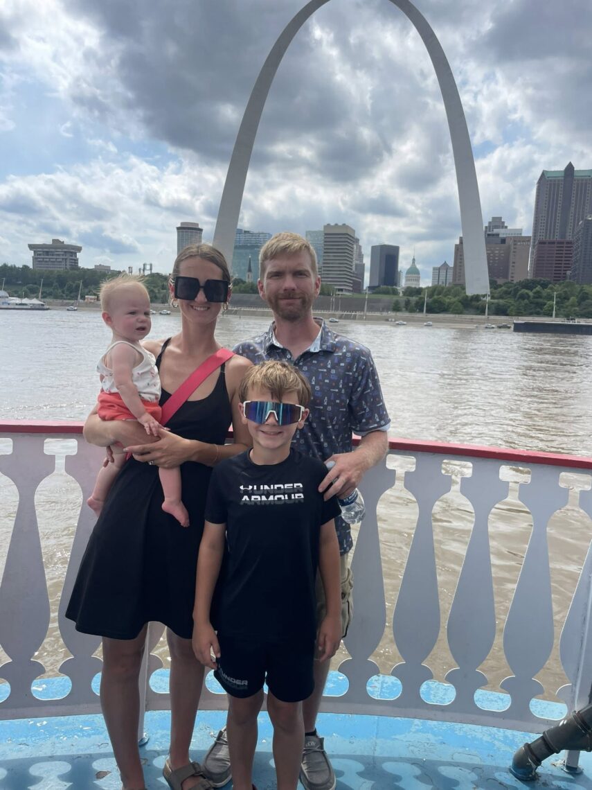 Family on the St. Louis River Boat 