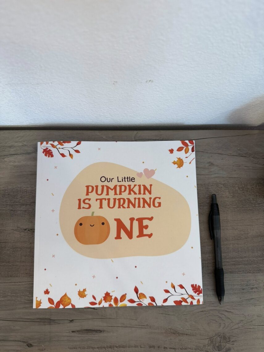 our little pumpkin is turning one book