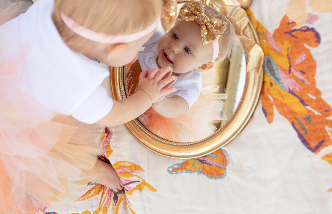 baby mirror photo
