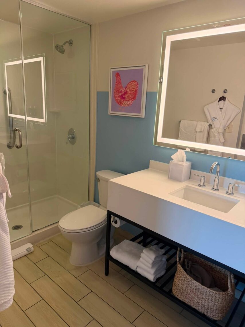 Blue Flamingo Resort bathroom