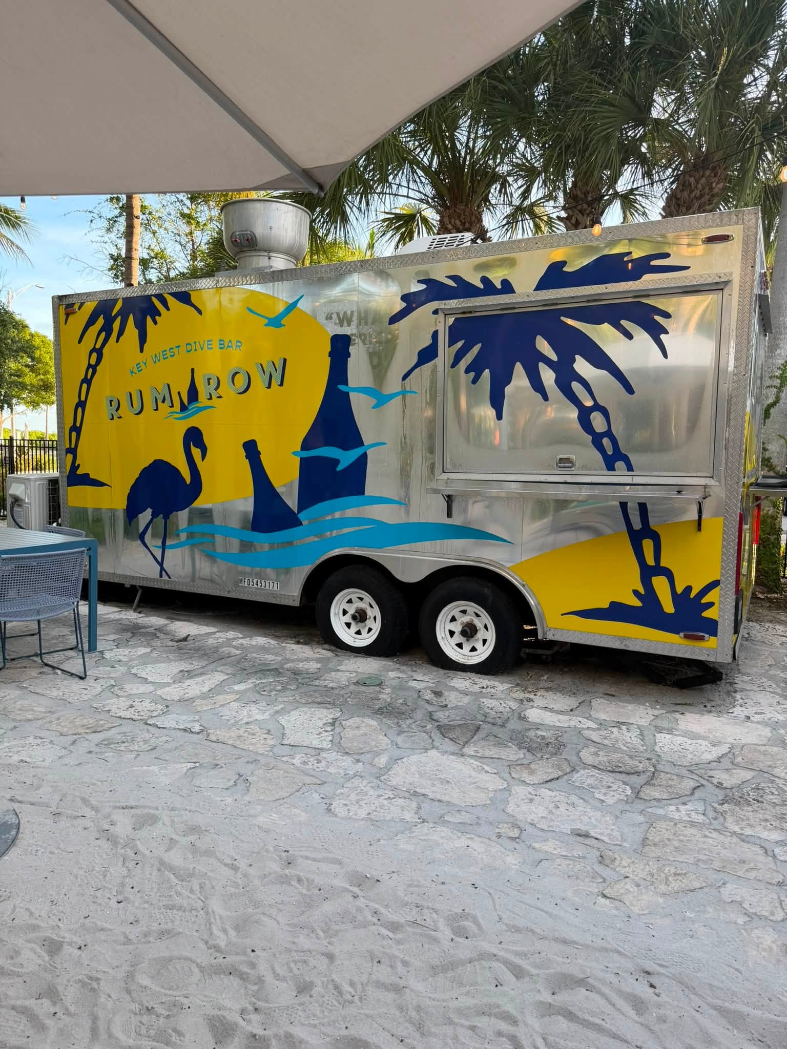 food truck in The Backyard at Blue Flamingo Resort in Key West